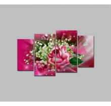 Tranh treo tường hoa hồng DH1229A (kích thước 110x60cm)