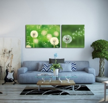 Tranh trang trí hoa cỏ bay DH1237A (kích thước 100x40cm)