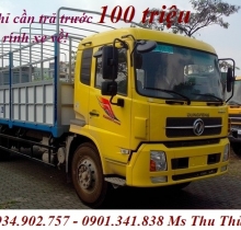 Cần bán Xe tải 9 tấn 6 Máy Cummins thùng bạt 3 lớp Inox đời 2016