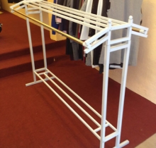 Giàn giá kệ treo quần áo đôi 1,5m