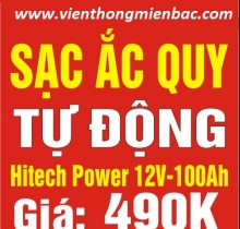 Máy Sạc ắc quy tự động Hitech Power 12V-100Ah