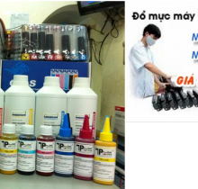Đổ mực máy in, thay trống, thay gạt máy in